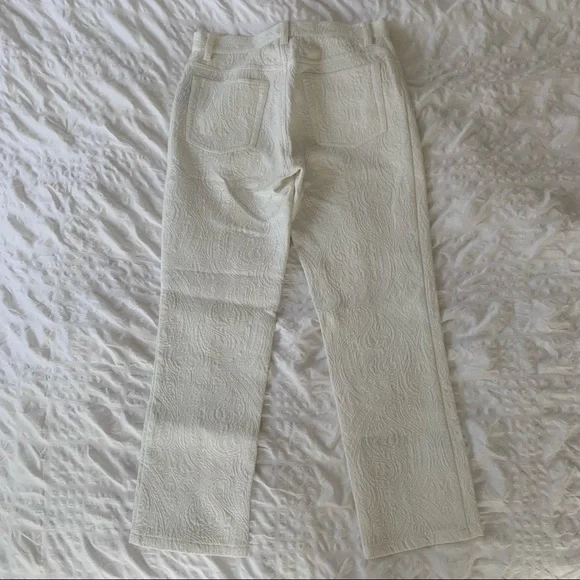 Ralph Lauren White Paisley Pants - Picture 5 of 16